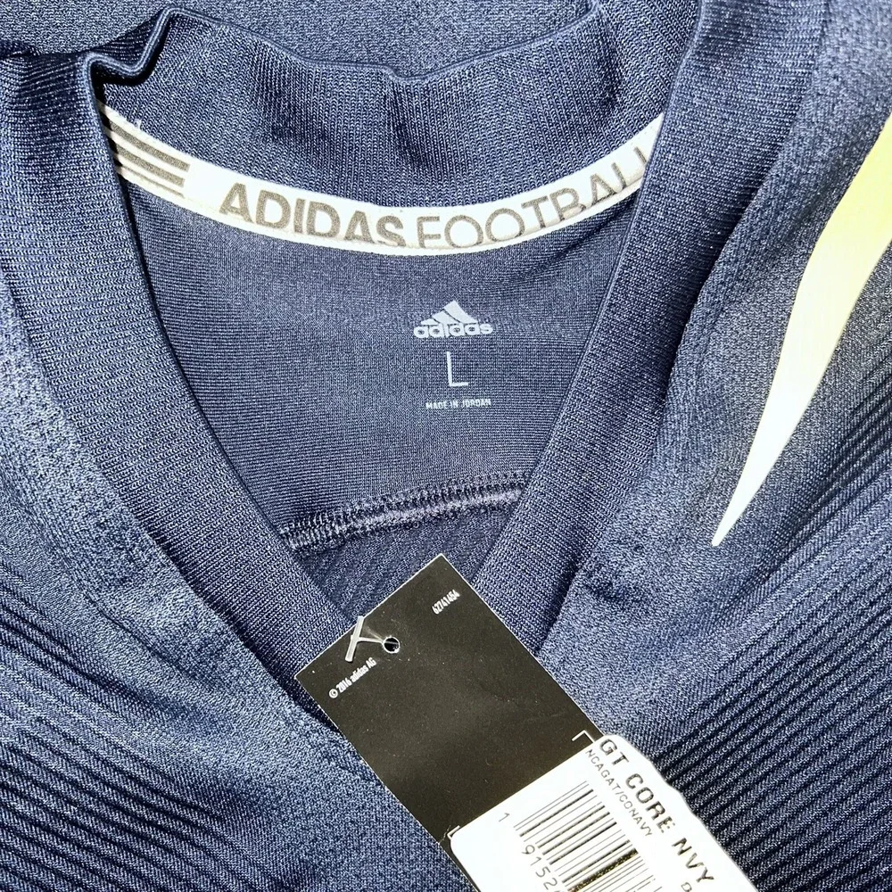 Adidas Georgia Tech On-Field Football Team Jersey Navy Blue Gold Boys Large NEW